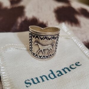 NEW Sundance Silver Equestrian Ring